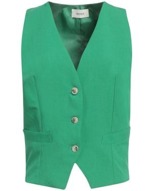 ViCOLO Tailored Vest Viscose, Linen - Green