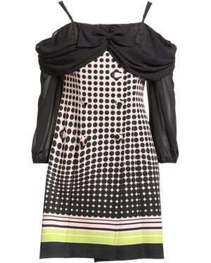 DOUBLE C Mini Dress Polyester, Elastane - Black