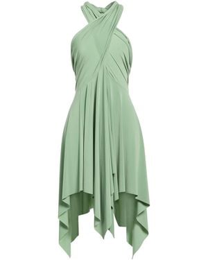 Norma Kamali Vestido Midi - Verde