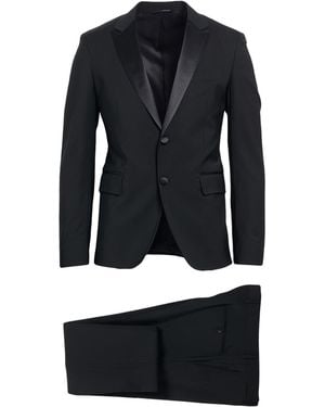 Brian Dales Suit Wool, Polyester, Elastane - Blue