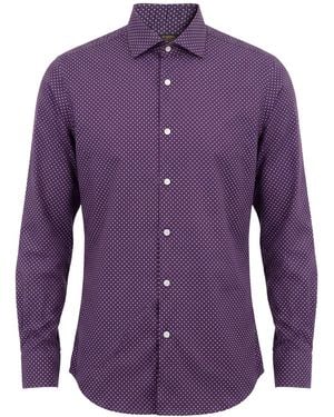Barba Napoli Camicia - Viola