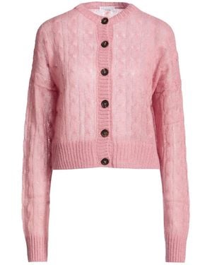 Brunello Cucinelli Cardigan Mohair Wool, Polyamide, Wool - Pink