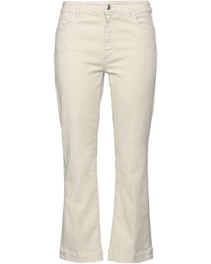Sportmax Jeans Cotton, Elastomultiester, Elastane - Natural