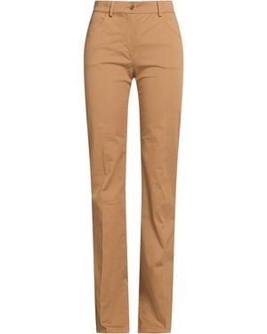 Alberta Ferretti Pants Cotton, Elastane - Natural