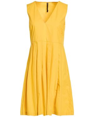 Manila Grace Mini Dress Cotton - Yellow