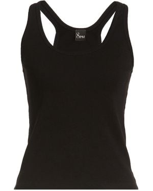 8pm Tank Top Cotton, Elastane - Black