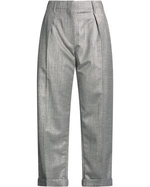 Brunello Cucinelli Pants Polyester, Acetate, Cupro - Gray