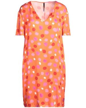 Manila Grace Mini Dress Viscose - Orange
