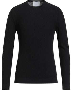 Vneck Jumper Merino Wool - Black