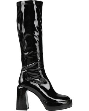 Elena Iachi Boot Textile Fibers - Black