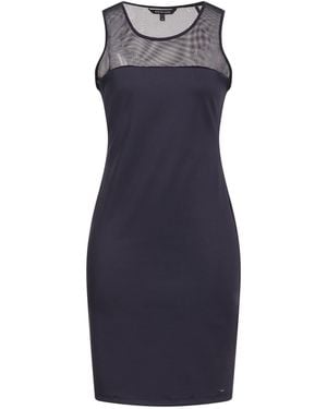 ARMANI EXCHANGE Midnight Mini Dress Polyamide, Elastane, Polyester - Blue