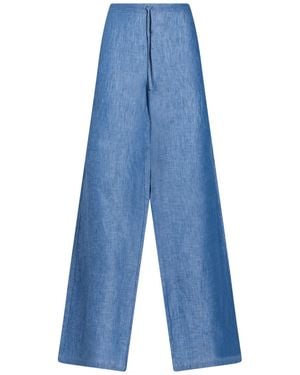 MARYBLOOM Trousers Linen - Blue