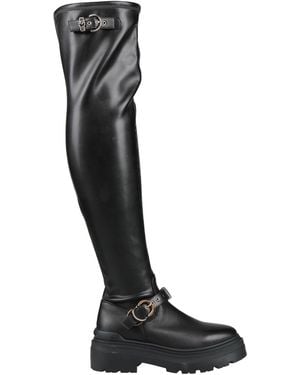 Pinko Boot Leather, Synthetic Material - Black