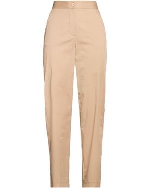 Angela Davis Sand Pants Cotton, Polyamide, Elastane - Natural