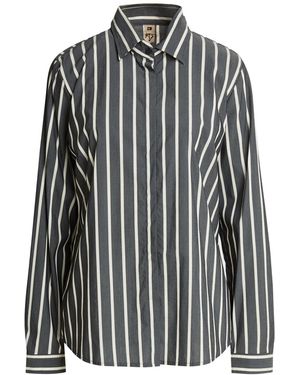 MY LAB Shirt Cotton, Polyamide, Elastane - Black