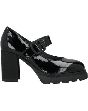 Stonefly Second Skin Court Shoes Leather - Black