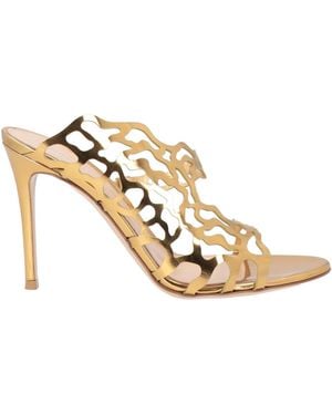 Gianvito Rossi Sandals Leather - Metallic