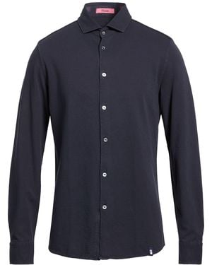 Drumohr Midnight Shirt Cotton - Blue