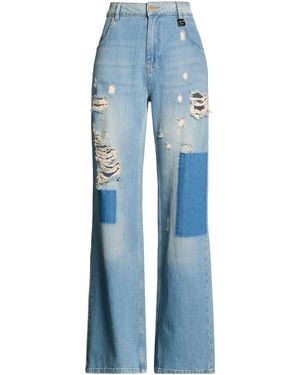Gaelle Paris Jeans Cotton, Elastane - Blue