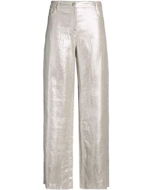 Max Mara Trousers Linen - White
