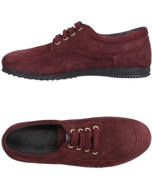 Hogan Plum Sneakers Soft Leather - Purple
