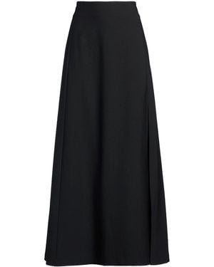 Ottod'Ame Maxi Skirt Polyester, Virgin Wool, Elastane - Black