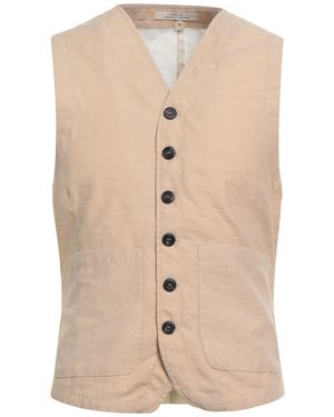 Messagerie Patrizio Piscaglia Tailored Vest Cotton, Polyester - Natural