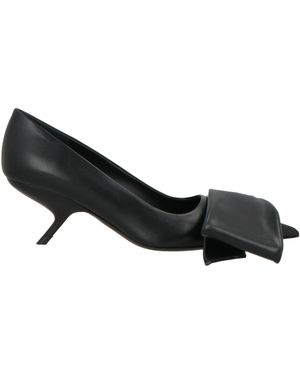 Ferragamo Court Shoes Lambskin - Black