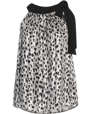 Liu Jo Top Polyester, Elastane - Black