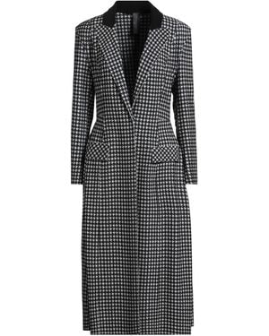 Norma Kamali Overcoat & Trench Coat - Black