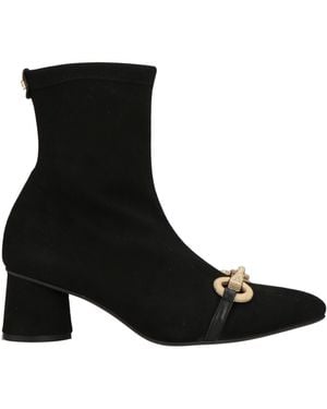 Pedro Miralles Ankle Boots Textile Fibres - Black