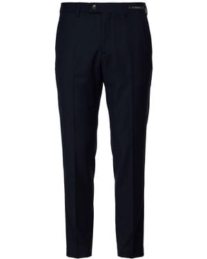 Michael Coal Midnight Pants Polyester, Wool, Elastane - Blue