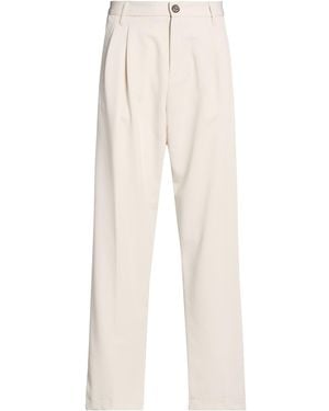 Imperial Trousers Polyester, Viscose, Elastane - White