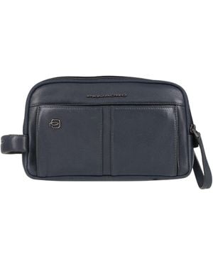 Piquadro Midnight Beauty Case Cow Leather, Eva (Ethylene - Blue