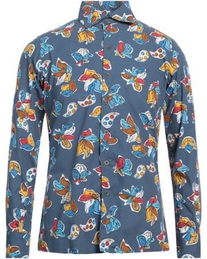Altemflower Shirt Cotton - Blue
