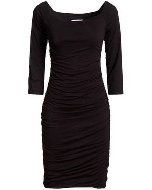 Velvet By Graham & Spencer Mini Dress Cotton, Elastane - Black