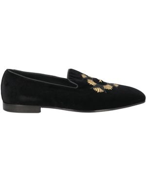 Giovanni Conti Loafers Textile Fibres - Black