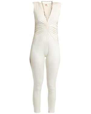 Kontatto Jumpsuit Polyester, Elastane - White