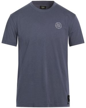 Fendi T-Shirt Cotton, Elastane - Blue