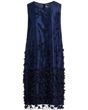 LANACAPRINA Midi Dress Polyester - Blue