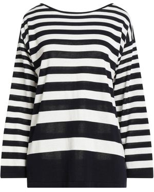 Blue Les Copains Sweater Cotton - Black