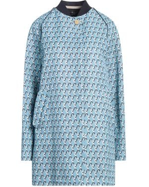 Sealup Azure Overcoat & Trench Coat Cotton, Viscose - Blue