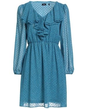 Marella Deep Mini Dress Polyester - Blue