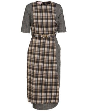 Antonio Marras Midi Dress Polyester, Viscose, Polyamide, Elastane - Black