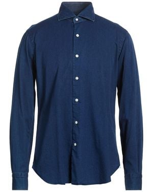 Barba Napoli Shirt Cotton - Blue