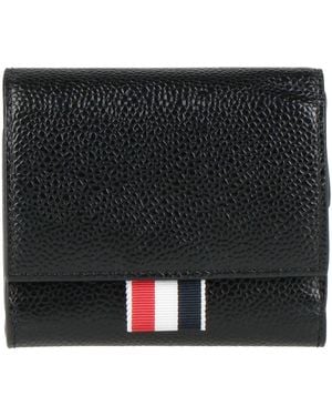 Thom Browne Brieftasche - Schwarz