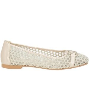 Laura Biagiotti Ballet Flats Synthetic Material - Natural