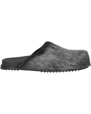 Rick Owens Mules & Clogs Leather - Gray