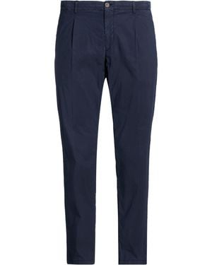 Fedeli Trousers Lyocell, Cotton, Elastane - Blue