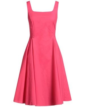 Caliban Fuchsia Mini Dress Cotton - Pink